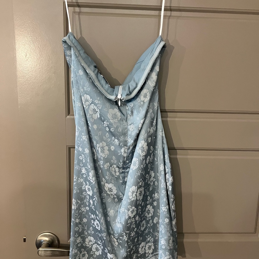 Princess Polly Light Blue Floral Dress